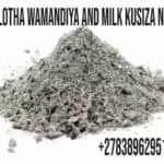 umlotha wamandiya and milk kusiza ngani